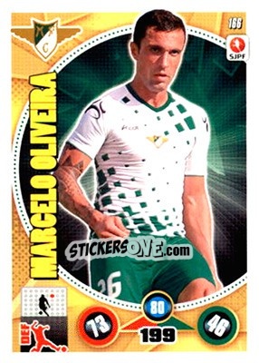 Sticker Marcelo Oliveira - Futebol 2014-2015. Adrenalyn XL n. 166 - Panini