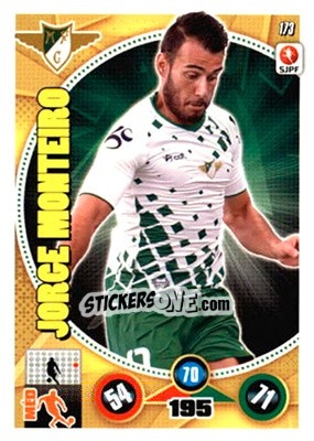 Figurina Jorge Monteiro - Futebol 2014-2015. Adrenalyn XL - Panini