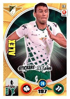 Sticker Alex - Futebol 2014-2015. Adrenalyn XL n. 178 - Panini