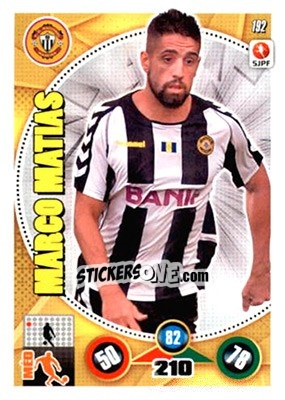 Sticker Marco Matias - Futebol 2014-2015. Adrenalyn XL n. 192 - Panini