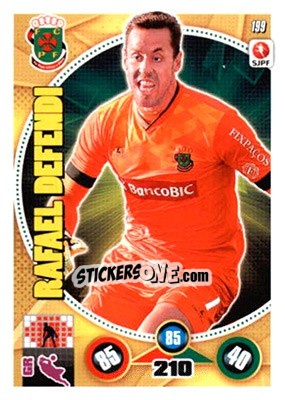 Sticker Rafael Defendi - Futebol 2014-2015. Adrenalyn XL n. 199 - Panini