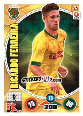 Sticker Ricardo Ferreira - Futebol 2014-2015. Adrenalyn XL n. 202 - Panini