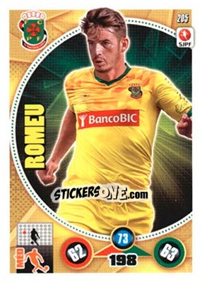 Sticker Romeu - Futebol 2014-2015. Adrenalyn XL n. 205 - Panini