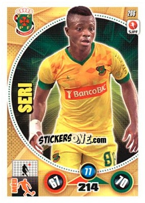 Sticker Seri - Futebol 2014-2015. Adrenalyn XL n. 206 - Panini