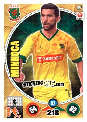 Sticker Minhoca - Futebol 2014-2015. Adrenalyn XL n. 207 - Panini
