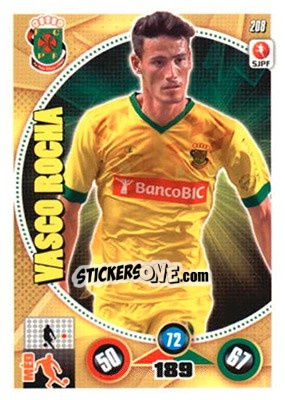 Sticker Vasco Rocha - Futebol 2014-2015. Adrenalyn XL n. 208 - Panini