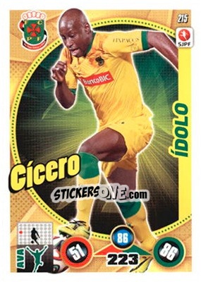 Sticker Cícero - Futebol 2014-2015. Adrenalyn XL - Panini
