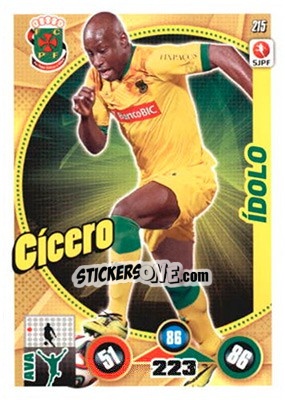 Sticker Cícero - Futebol 2014-2015. Adrenalyn XL n. 215 - Panini