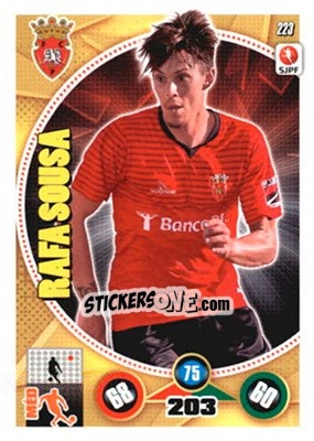 Sticker Rafa Sousa - Futebol 2014-2015. Adrenalyn XL n. 223 - Panini