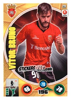 Sticker Vítor Bruno - Futebol 2014-2015. Adrenalyn XL n. 229 - Panini