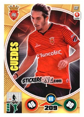 Sticker Guedes - Futebol 2014-2015. Adrenalyn XL n. 232 - Panini