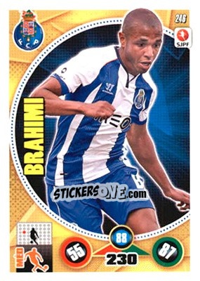 Sticker Yacine Brahimi - Futebol 2014-2015. Adrenalyn XL n. 246 - Panini
