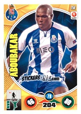 Sticker Vincent Aboubakar - Futebol 2014-2015. Adrenalyn XL n. 250 - Panini
