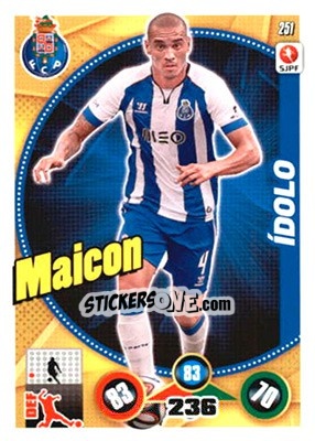 Sticker Maicon - Futebol 2014-2015. Adrenalyn XL n. 251 - Panini
