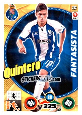 Sticker Juan Quintero - Futebol 2014-2015. Adrenalyn XL n. 252 - Panini