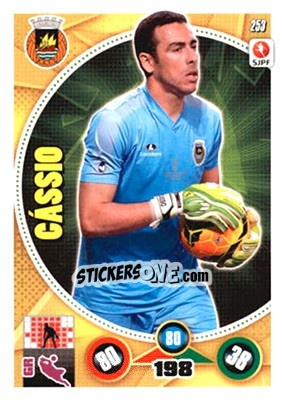 Sticker Cassio - Futebol 2014-2015. Adrenalyn XL n. 253 - Panini