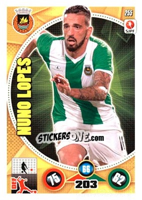 Sticker Nuno Lopes - Futebol 2014-2015. Adrenalyn XL n. 255 - Panini