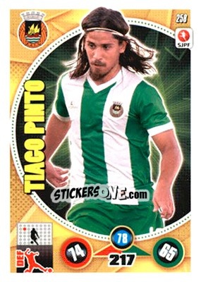 Sticker Tiago Pinto - Futebol 2014-2015. Adrenalyn XL n. 258 - Panini