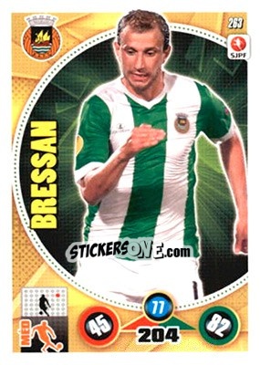 Sticker Bressan - Futebol 2014-2015. Adrenalyn XL n. 263 - Panini