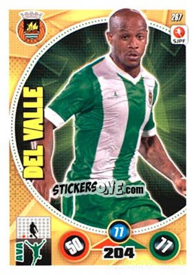 Sticker Del Valle - Futebol 2014-2015. Adrenalyn XL n. 267 - Panini