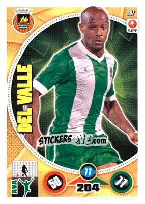 Sticker Del Valle - Futebol 2014-2015. Adrenalyn XL - Panini