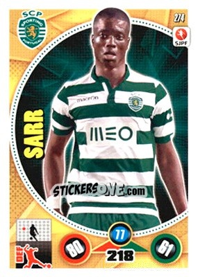 Sticker Mahamadou-Naby Sarr - Futebol 2014-2015. Adrenalyn XL - Panini