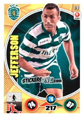 Figurina Jefferson - Futebol 2014-2015. Adrenalyn XL - Panini