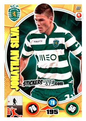 Sticker Jonathan Silva - Futebol 2014-2015. Adrenalyn XL n. 277 - Panini
