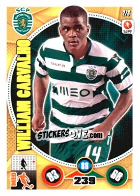 Sticker William Carvalho - Futebol 2014-2015. Adrenalyn XL n. 278 - Panini