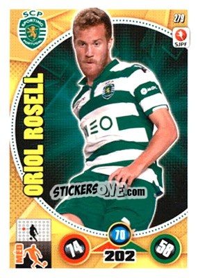 Figurina Oriol Rosell - Futebol 2014-2015. Adrenalyn XL - Panini