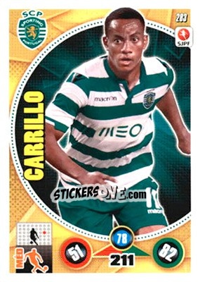 Cromo André Carrillo - Futebol 2014-2015. Adrenalyn XL - Panini
