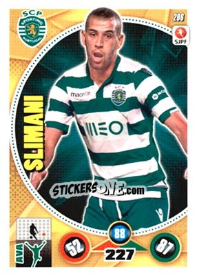 Sticker Islam Slimani - Futebol 2014-2015. Adrenalyn XL n. 286 - Panini