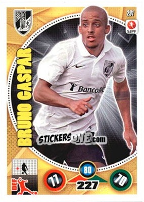 Sticker Bruno Gaspar - Futebol 2014-2015. Adrenalyn XL n. 291 - Panini