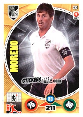 Sticker Moreno - Futebol 2014-2015. Adrenalyn XL n. 295 - Panini