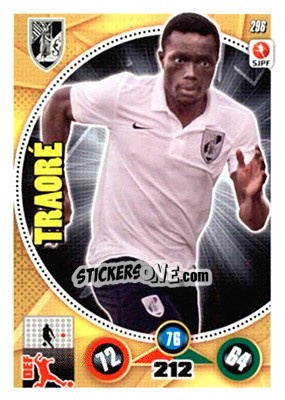 Sticker Traoré - Futebol 2014-2015. Adrenalyn XL n. 296 - Panini