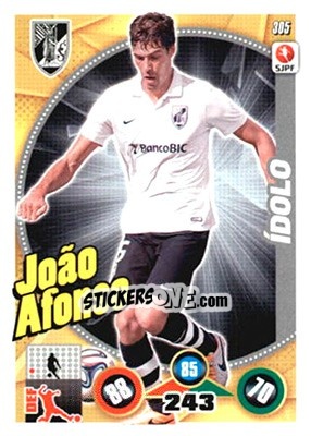 Sticker João Afonso - Futebol 2014-2015. Adrenalyn XL n. 305 - Panini
