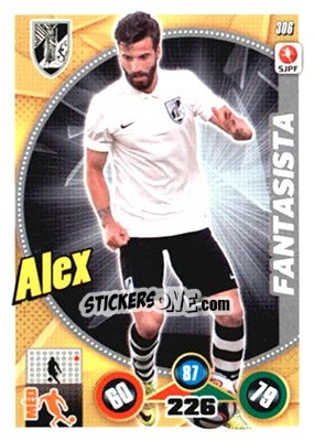 Sticker Alex - Futebol 2014-2015. Adrenalyn XL n. 306 - Panini