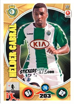 Sticker Hélder Cabral - Futebol 2014-2015. Adrenalyn XL n. 312 - Panini