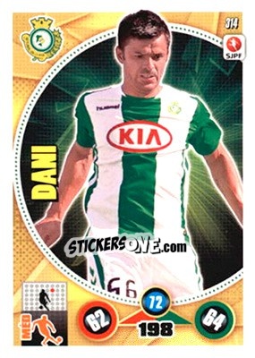 Sticker Dani - Futebol 2014-2015. Adrenalyn XL - Panini