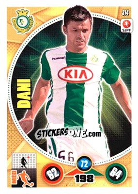 Figurina Dani - Futebol 2014-2015. Adrenalyn XL - Panini