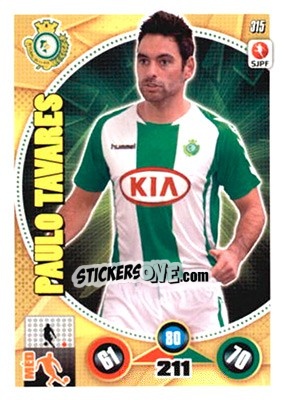 Sticker Paulo Tavares - Futebol 2014-2015. Adrenalyn XL - Panini
