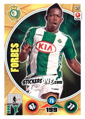 Figurina Forbes - Futebol 2014-2015. Adrenalyn XL n. 321 - Panini
