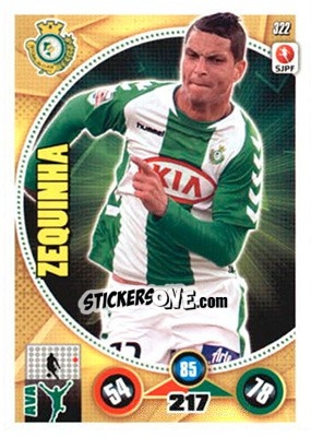 Sticker Zequinha - Futebol 2014-2015. Adrenalyn XL n. 322 - Panini