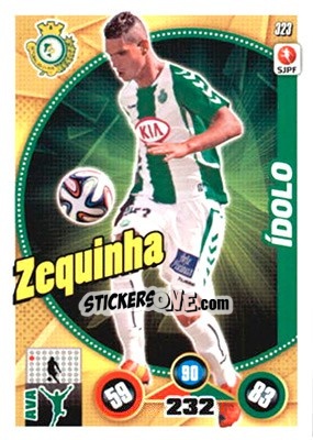Sticker Zequinha - Futebol 2014-2015. Adrenalyn XL n. 323 - Panini