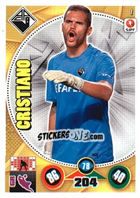 Figurina Cristiano - Futebol 2014-2015. Adrenalyn XL n. 1 - Panini