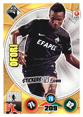 Sticker Ofori - Futebol 2014-2015. Adrenalyn XL n. 6 - Panini
