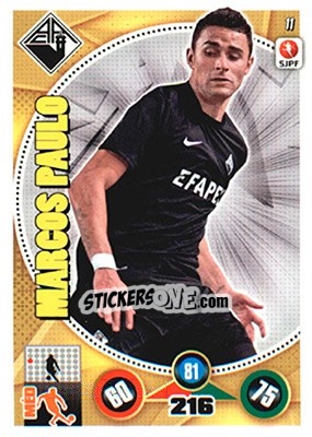Sticker Marcos Paulo - Futebol 2014-2015. Adrenalyn XL n. 11 - Panini