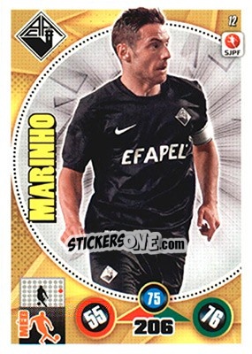 Figurina Marinho - Futebol 2014-2015. Adrenalyn XL - Panini