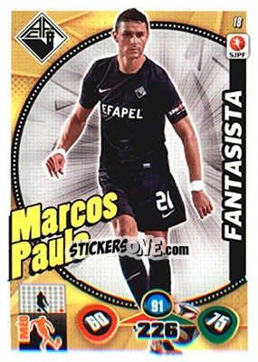 Sticker Marcos Paulo - Futebol 2014-2015. Adrenalyn XL n. 18 - Panini