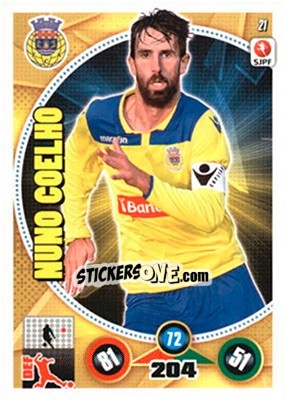 Sticker Nuno Coelho - Futebol 2014-2015. Adrenalyn XL - Panini